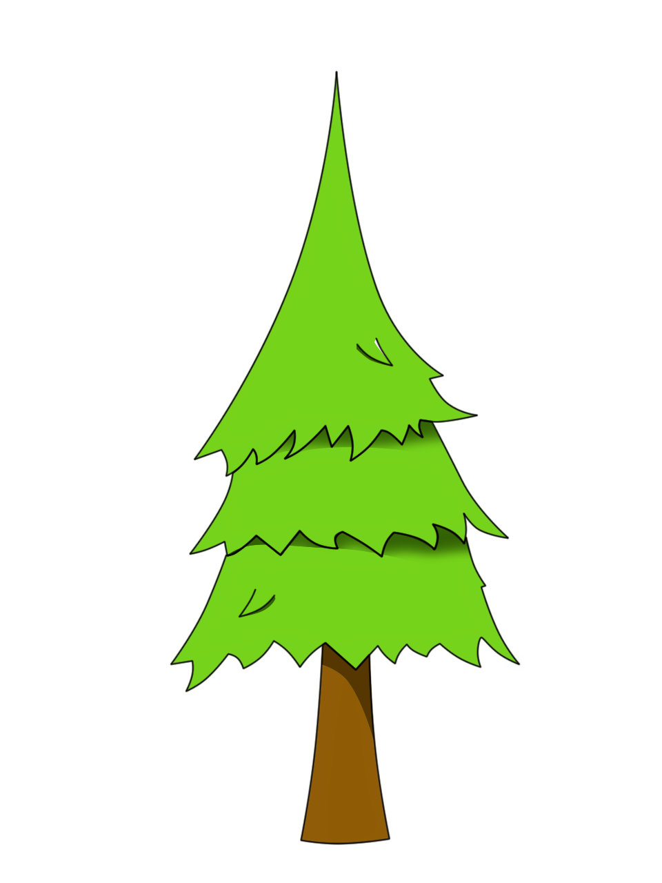 Pine tree (png) | OpenGameArt.org